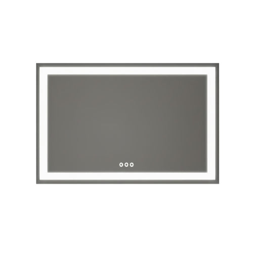 Dual Speaker Bluetooth Mirror with Tempered Glass